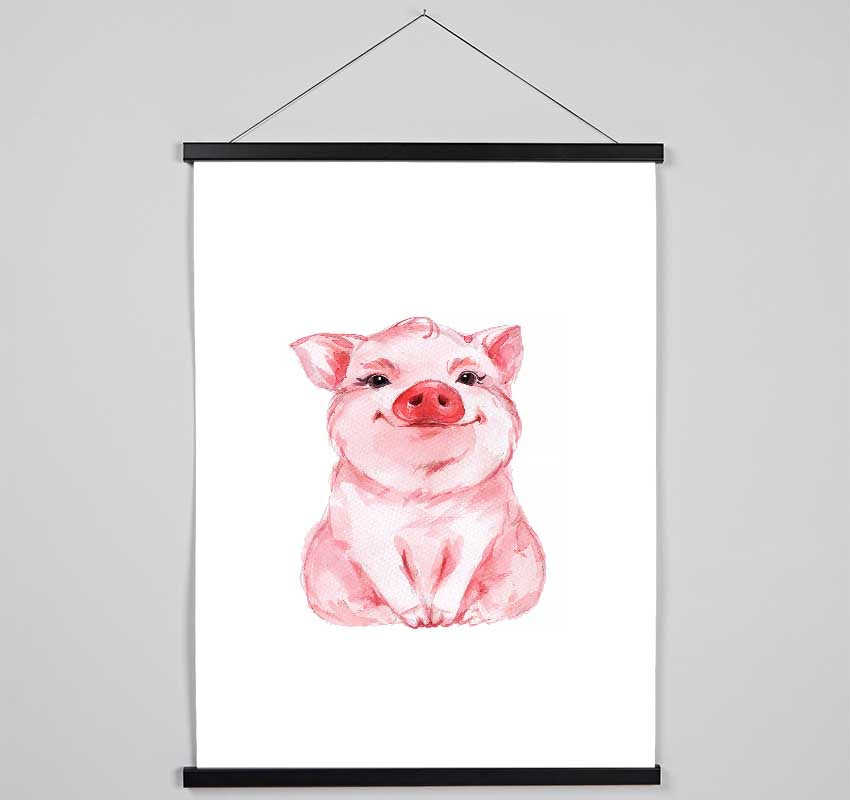 Cute Little Piggy Hanging Poster - Wallart-Direct UK