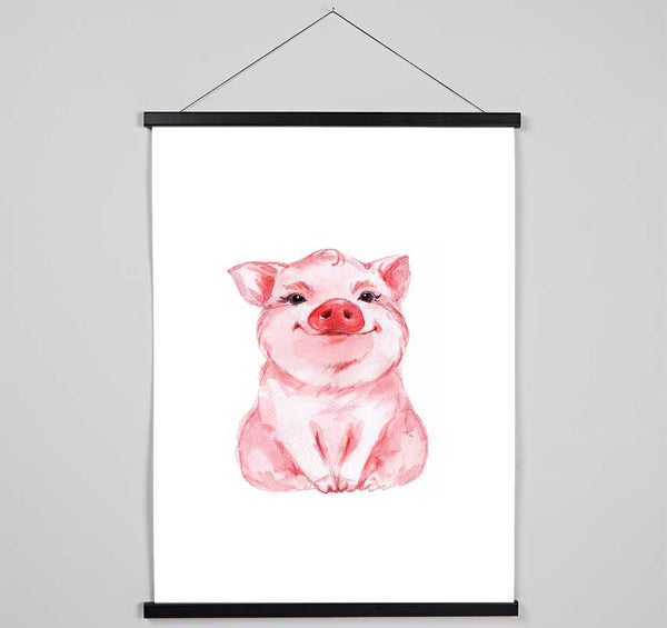 Cute Little Piggy Hanging Poster - Wallart-Direct UK