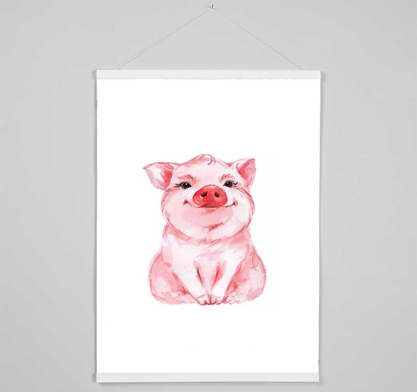 Cute Little Piggy Hanging Poster - Wallart-Direct UK