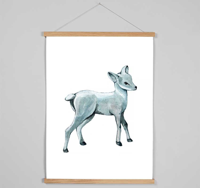 Baby Deer Fawn Hanging Poster - Wallart-Direct UK