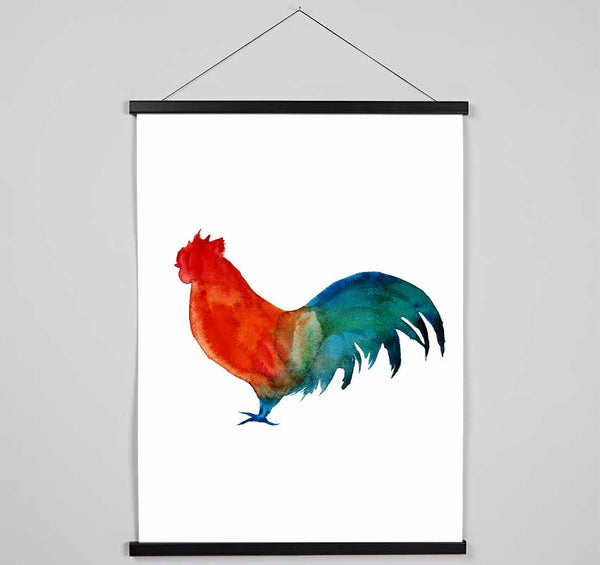 Rainbow Hen Hanging Poster - Wallart-Direct UK