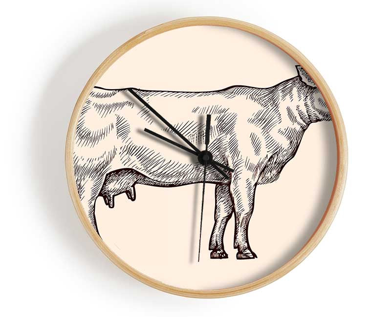 Hereford Cow Clock - Wallart-Direct UK