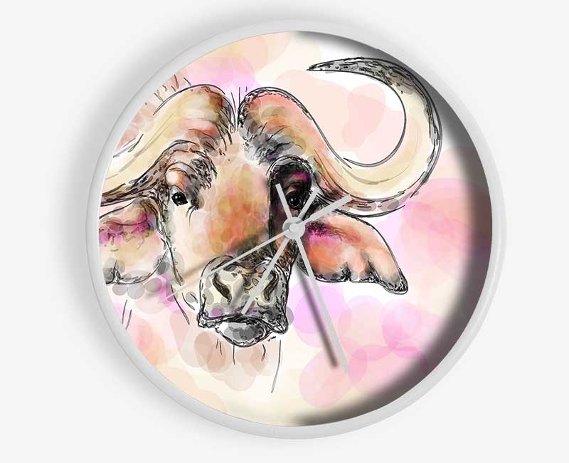 Texas Longhorn Cow Clock - Wallart-Direct UK