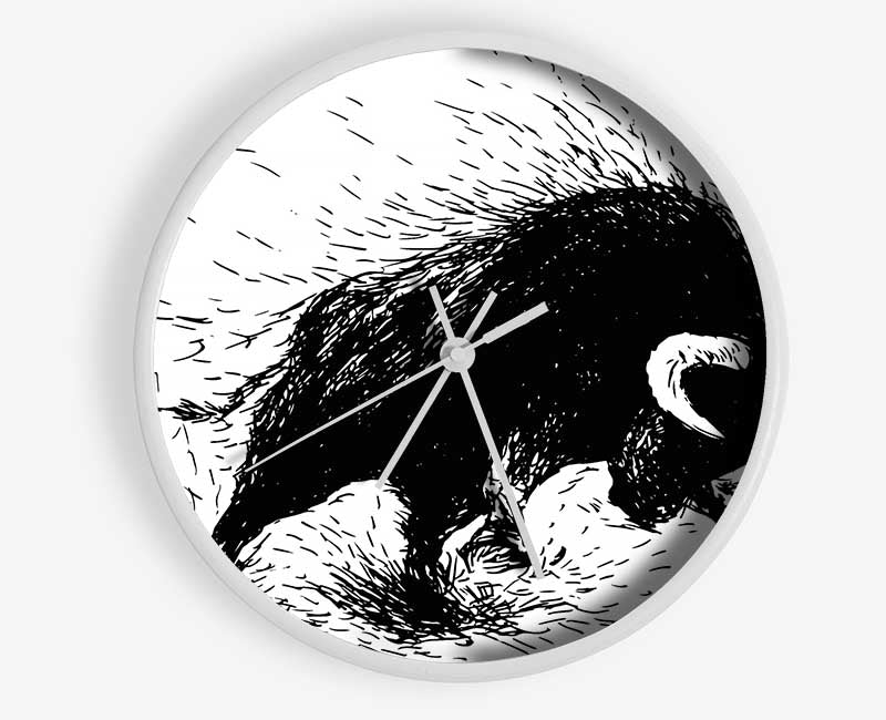 Bull Attack Clock - Wallart-Direct UK