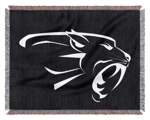 Panther teeth Woven Blanket