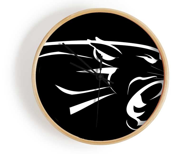 Panther teeth Clock - Wallart-Direct UK