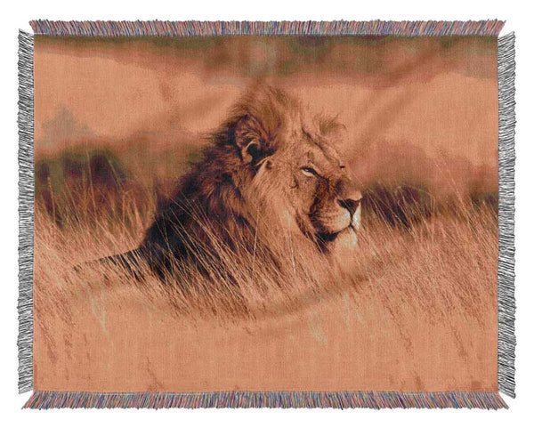 Pride Of The Jungle Woven Blanket