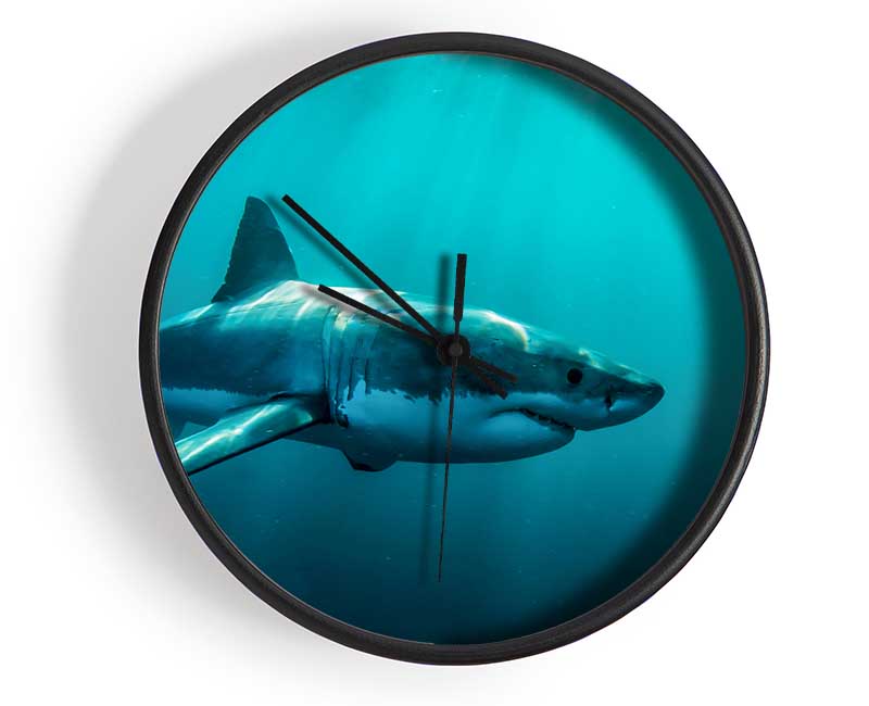 Shark Sunbeam Clock - Wallart-Direct UK