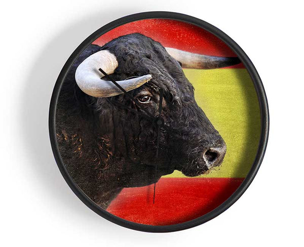 Spanish Bull Clock - Wallart-Direct UK