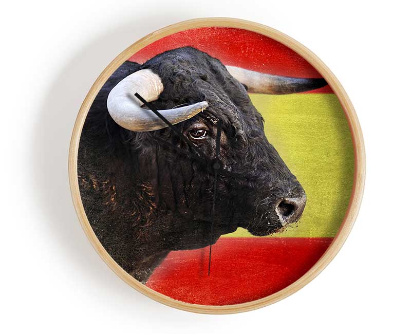 Spanish Bull Clock - Wallart-Direct UK