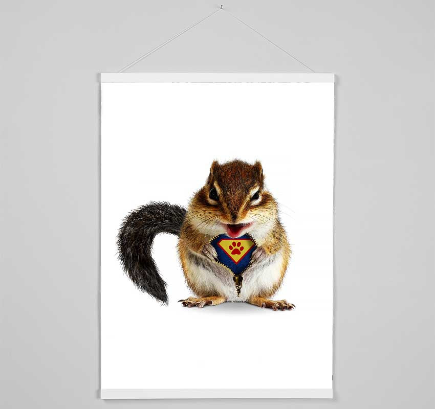 Super Squirrel Hanging Poster - Wallart-Direct UK