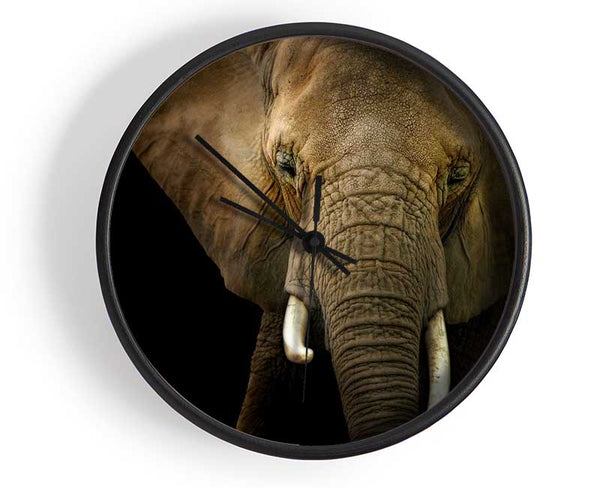 Stunning Elephant Face Clock - Wallart-Direct UK