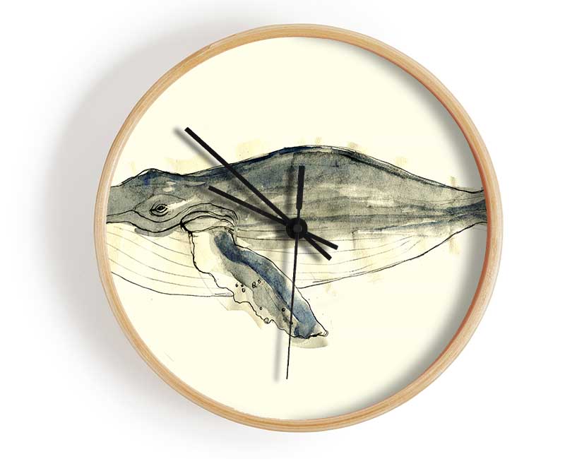 Humpback Whale Clock - Wallart-Direct UK