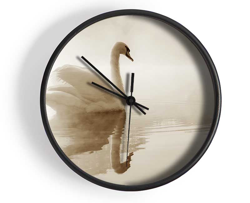 Lonesome Swan Clock - Wallart-Direct UK