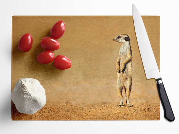 Meerkat Lost Glass Chopping Board