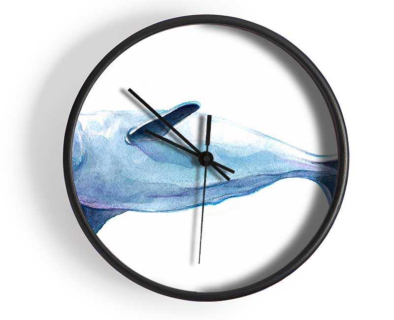 Dolphin Bubbles Clock - Wallart-Direct UK