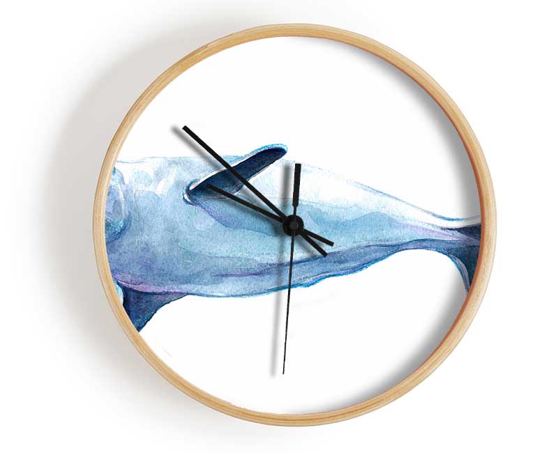 Dolphin Bubbles Clock - Wallart-Direct UK