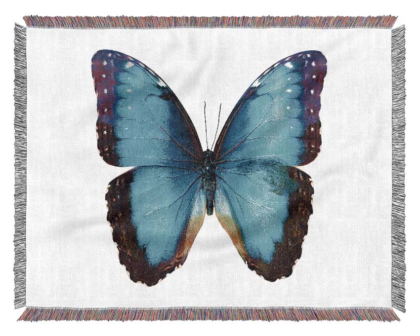 Electric Butterfly Woven Blanket