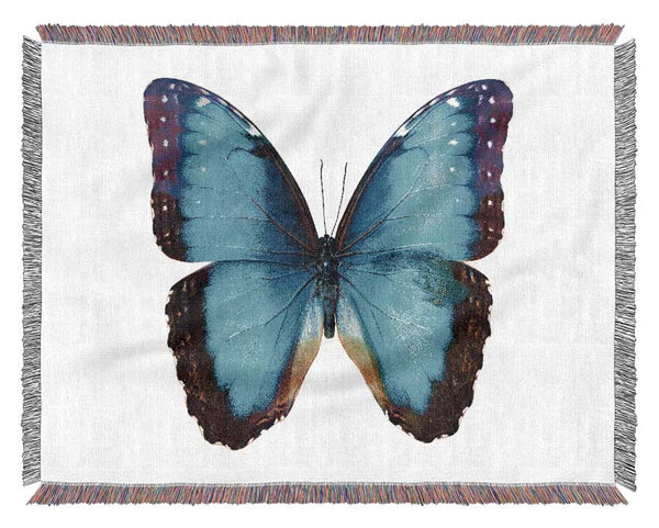 Electric Butterfly Woven Blanket