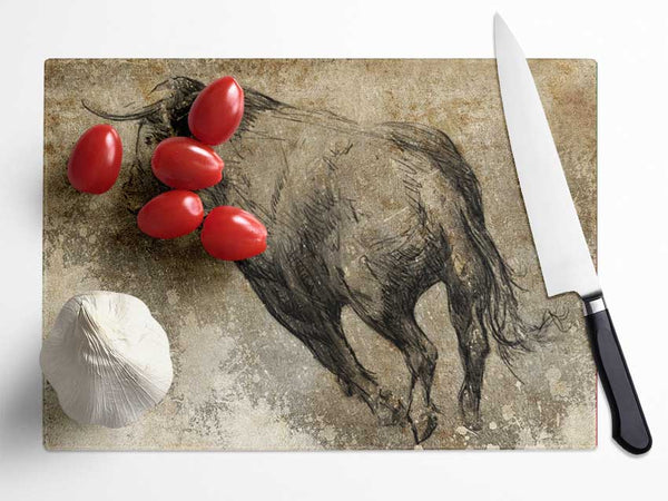 Bull Run Glass Chopping Board