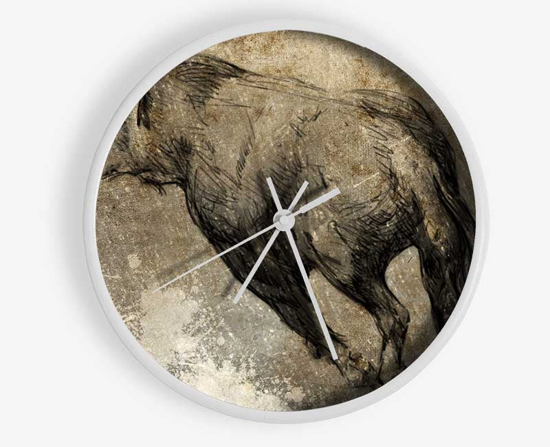 Bull Run Clock - Wallart-Direct UK