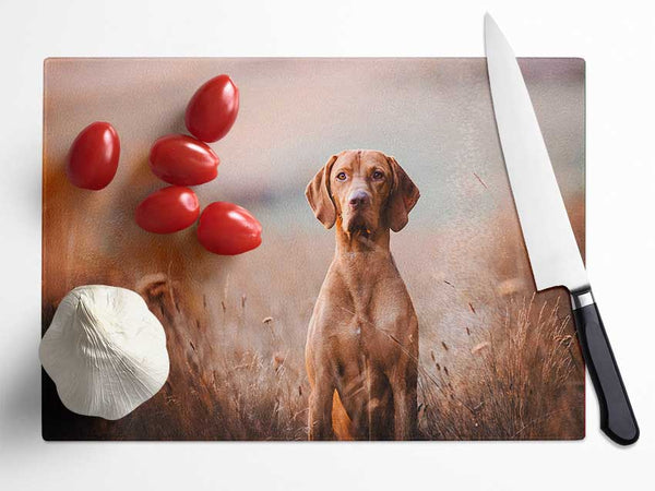 Dog Obedience Glass Chopping Board