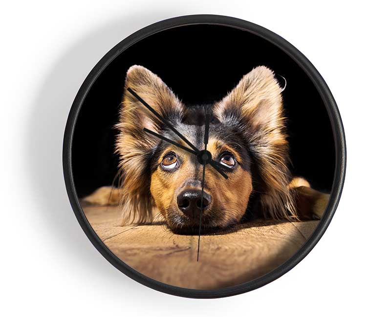 Dog Love Clock - Wallart-Direct UK