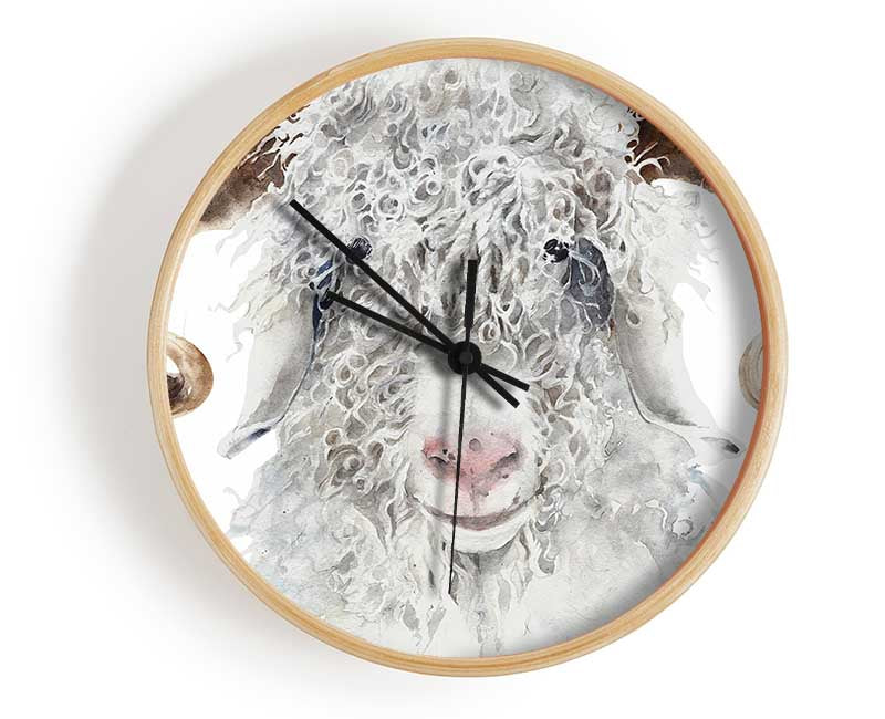 Sheep Beauty Clock - Wallart-Direct UK