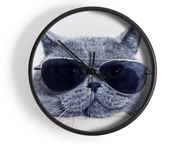 Kitty Cat Cool Clock - Wallart-Direct UK