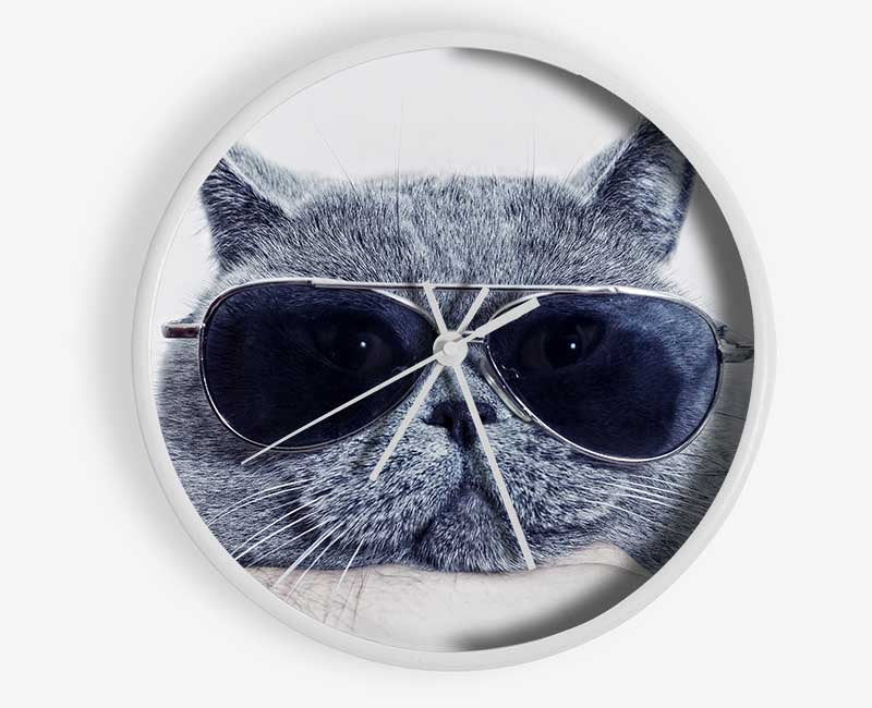 Kitty Cat Cool Clock - Wallart-Direct UK