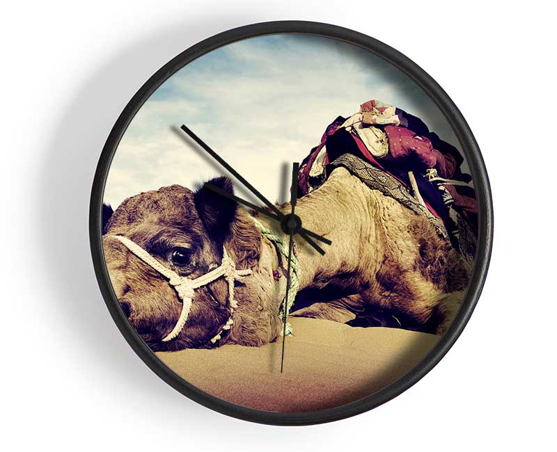 Camel Rest Clock - Wallart-Direct UK