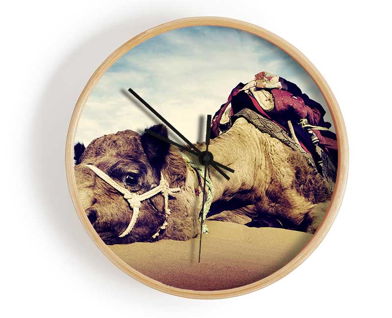 Camel Rest Clock - Wallart-Direct UK