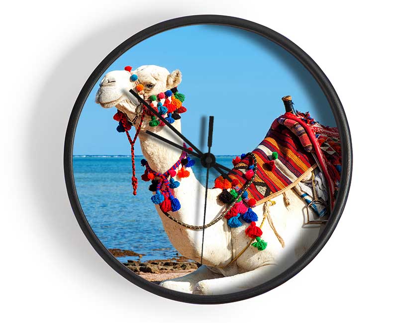 Camel Ride Clock - Wallart-Direct UK