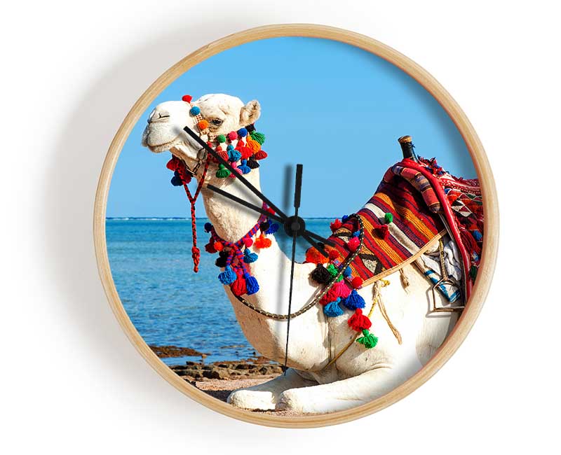 Camel Ride Clock - Wallart-Direct UK