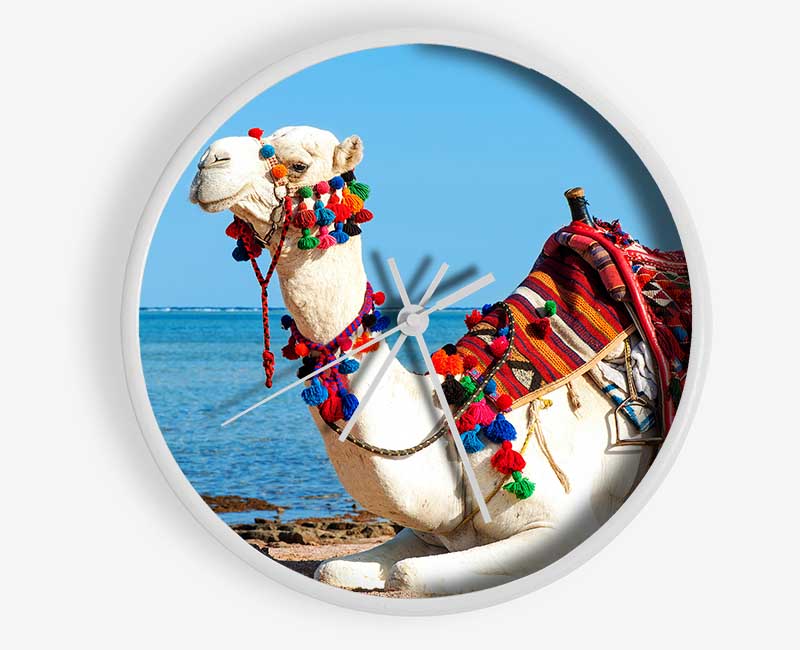 Camel Ride Clock - Wallart-Direct UK