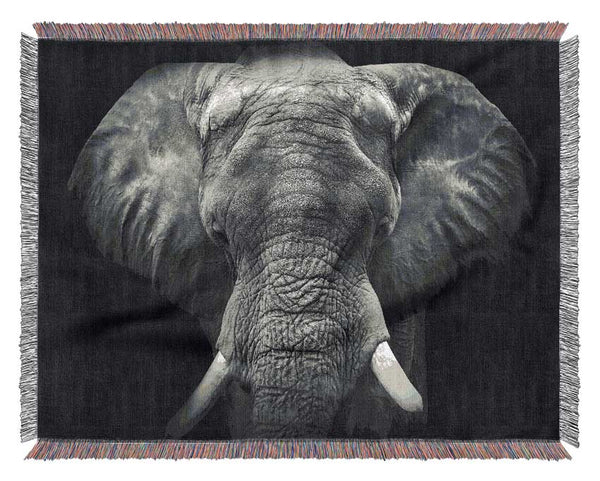 Majestical Elephant Woven Blanket