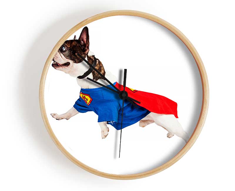 Super Dog Clock - Wallart-Direct UK