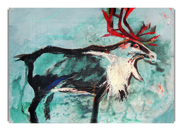 reindeer painting