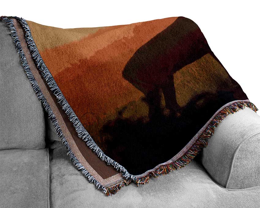 Deer Call Woven Blanket