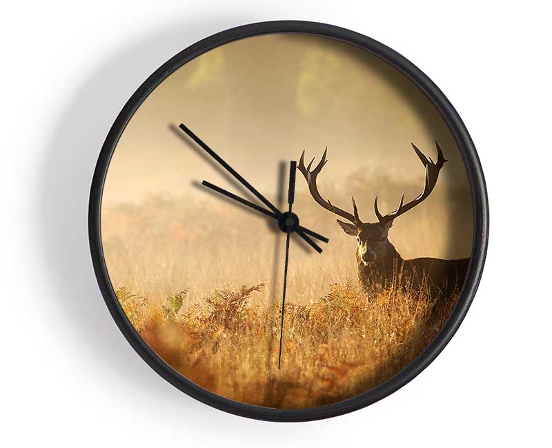 Stag Deer Sunlight Clock - Wallart-Direct UK