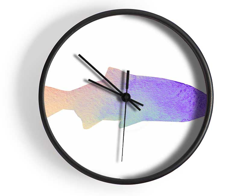 Rainbow Fish Clock - Wallart-Direct UK