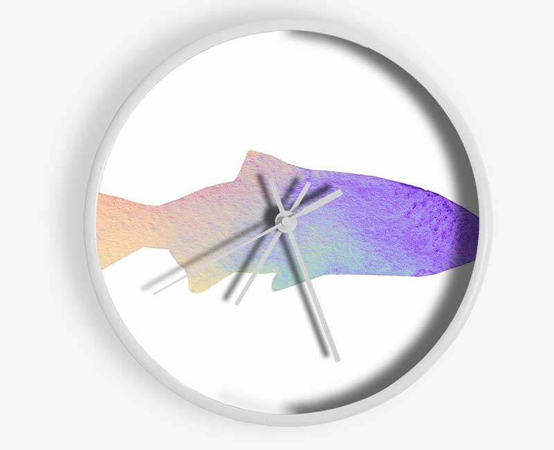 Rainbow Fish Clock - Wallart-Direct UK