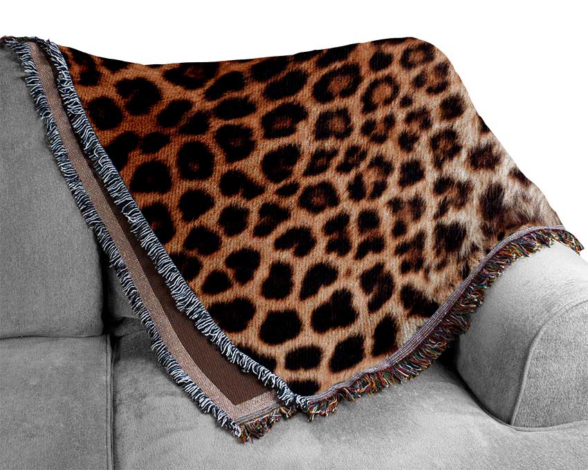 Cheetah Markings Woven Blanket