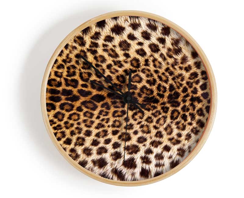 Cheetah Markings Clock - Wallart-Direct UK