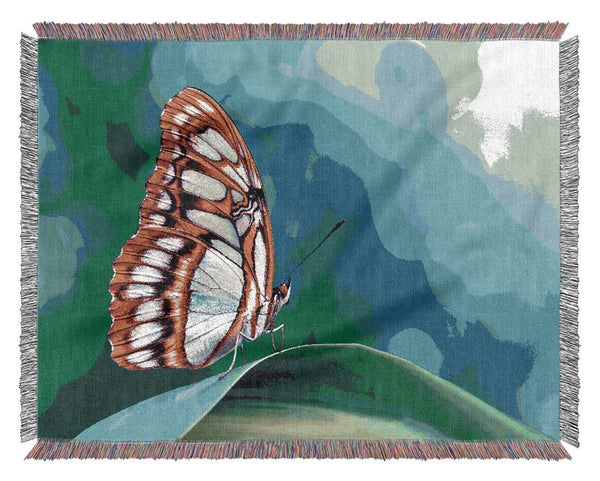 Butterfly Wings 1 Woven Blanket