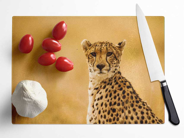 Proud Cheetah Glass Chopping Board