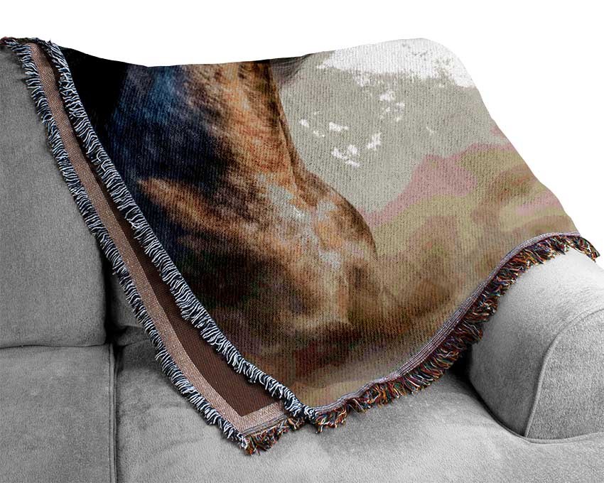 Wild Horse Trio Woven Blanket