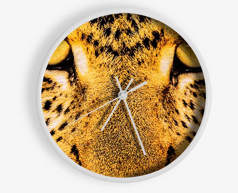 Leopard Face Clock - Wallart-Direct UK