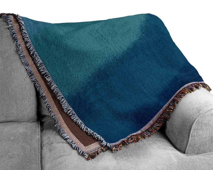 Dolphin Blues Woven Blanket