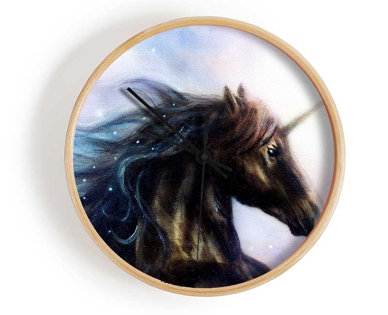 Stunning Unicorn Beauty Clock - Wallart-Direct UK